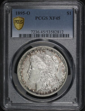 Obverse of this 1895-O Morgan Dollar PCGS XF-45