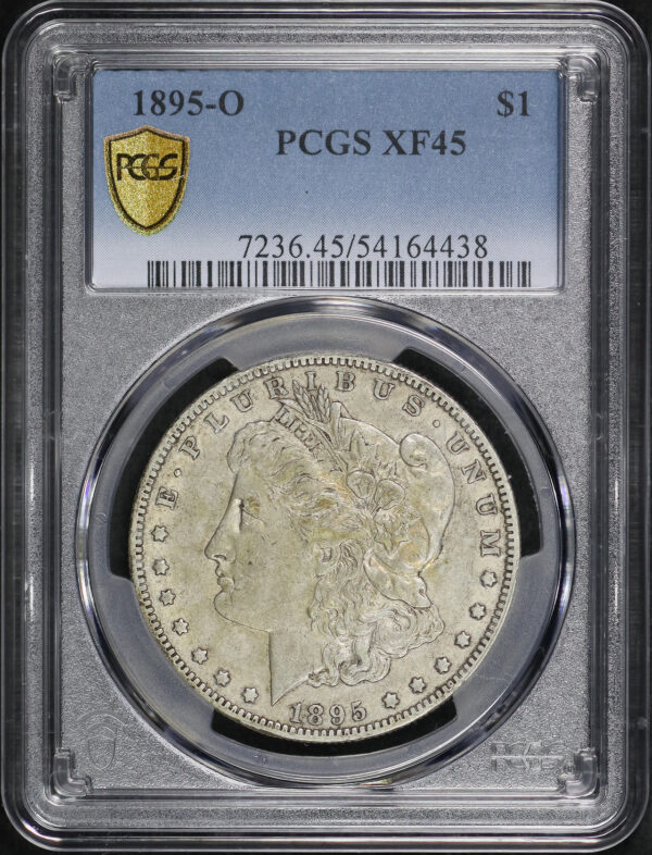 Obverse of this 1895-O Morgan Dollar PCGS XF-45