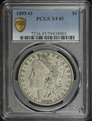Obverse of this 1895-O Morgan Dollar PCGS XF-45