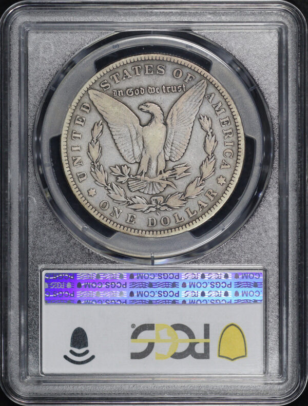 Reverse of this 1895-S Morgan Dollar PCGS F-15