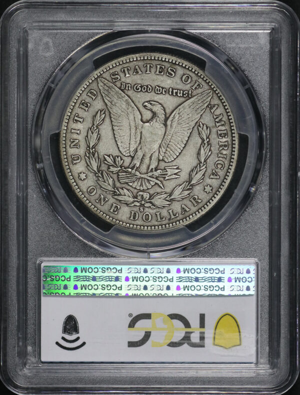Reverse of this 1895-S Morgan Dollar PCGS VF-30 CAC