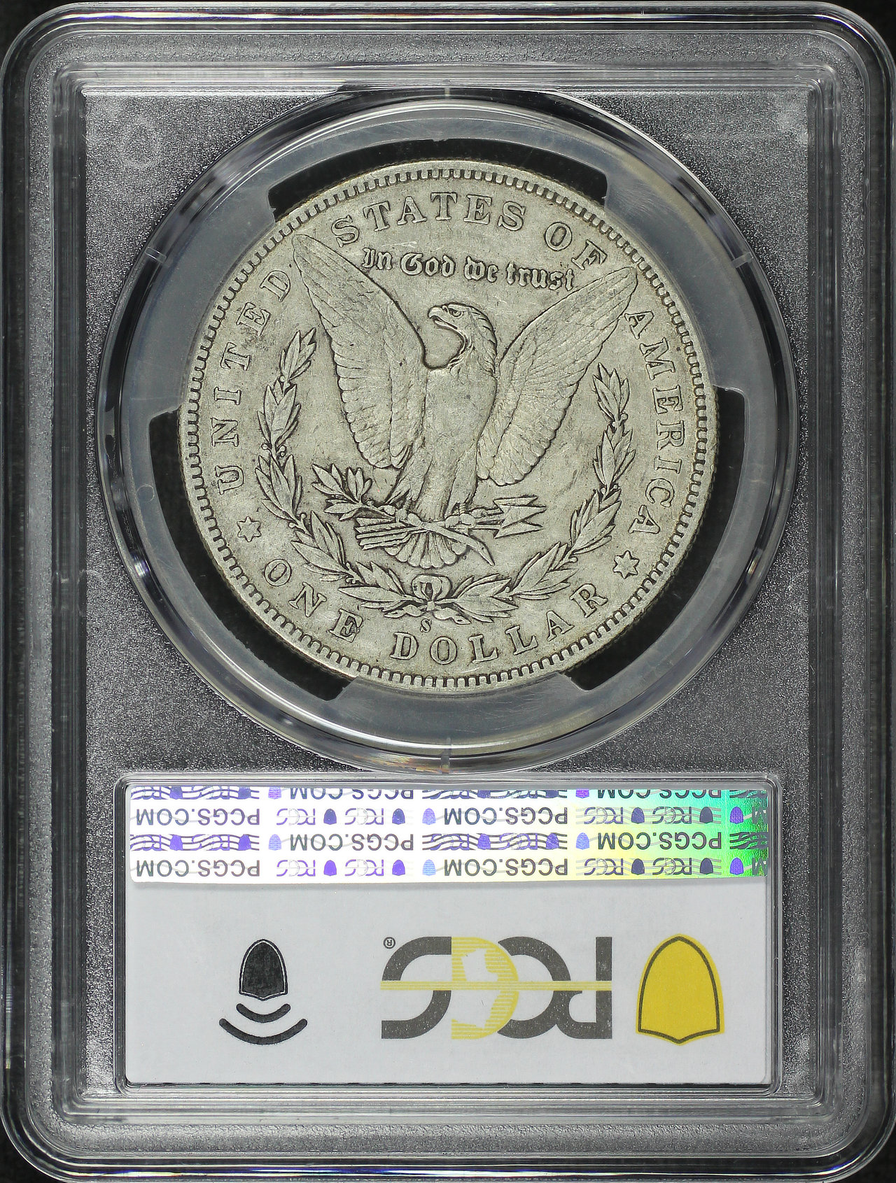 Reverse of this 1895-S Morgan Dollar PCGS VF-30