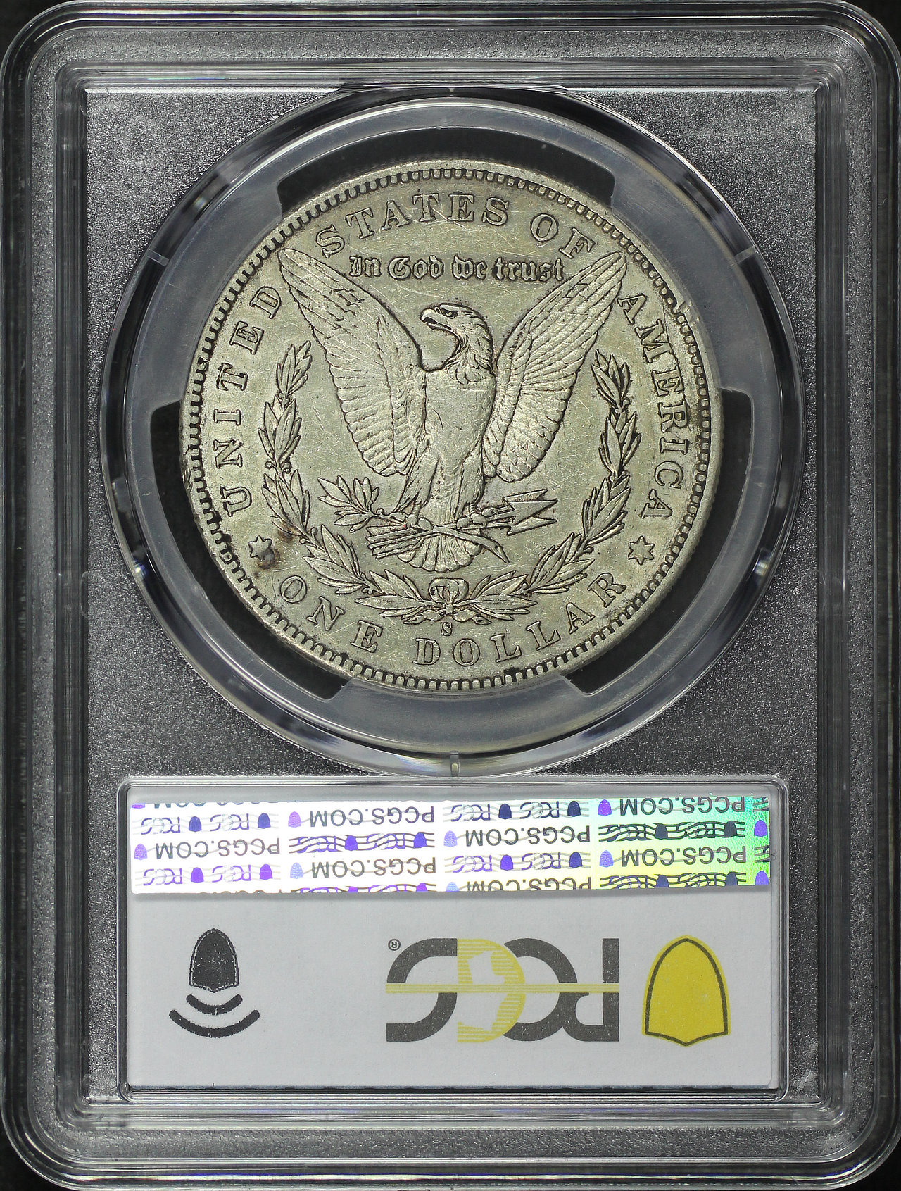 Reverse of this 1895-S Morgan Dollar PCGS XF-45