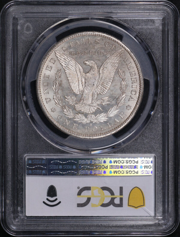 Reverse of this 1895-S Morgan Dollar PCGS MS-64