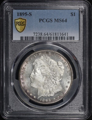 Obverse of this 1895-S Morgan Dollar PCGS MS-64