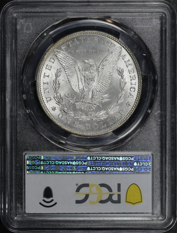 Reverse of this 1896 Morgan Dollar PCGS MS-67