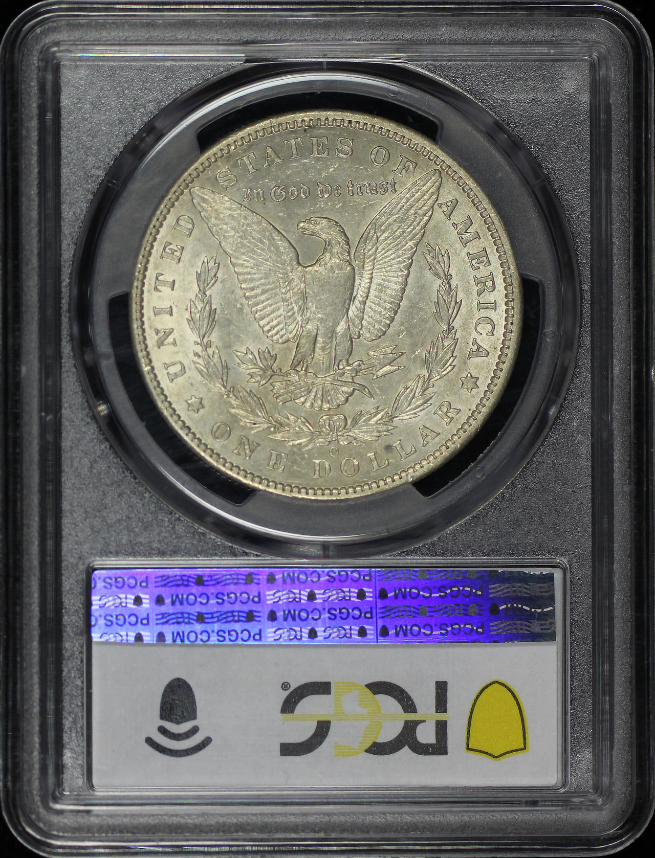 Reverse of this 1896-O Morgan Dollar PCGS AU-53