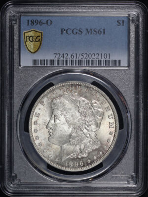 Obverse of this 1896-O Morgan Dollar PCGS MS-61