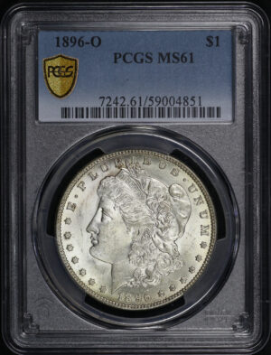 Obverse of this 1896-O Morgan Dollar PCGS MS-61