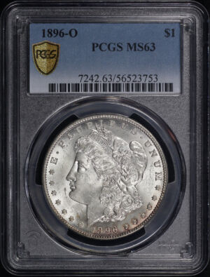 Obverse of this 1896-O Morgan Dollar PCGS MS-63