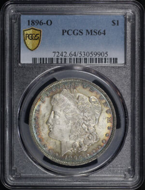 Obverse of this 1896-O Morgan Dollar PCGS MS-64