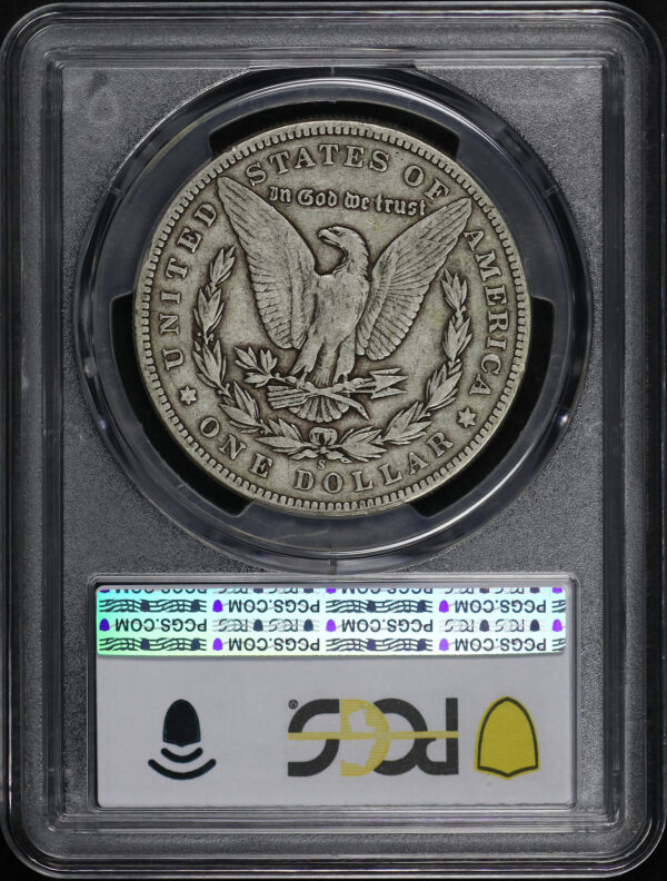 Reverse of this 1896-S Morgan Dollar PCGS F-15