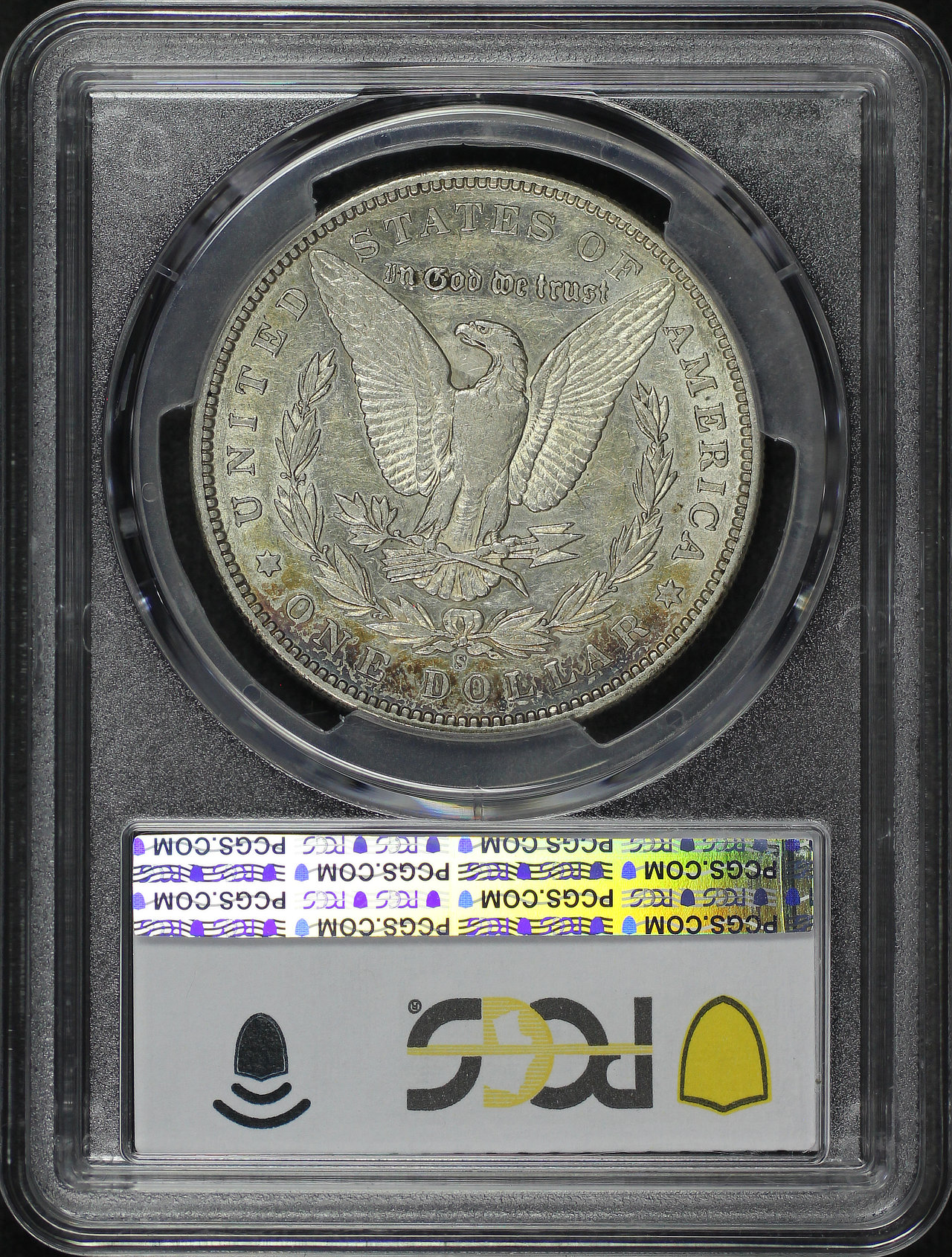 Reverse of this 1896-S Morgan Dollar PCGS AU-50