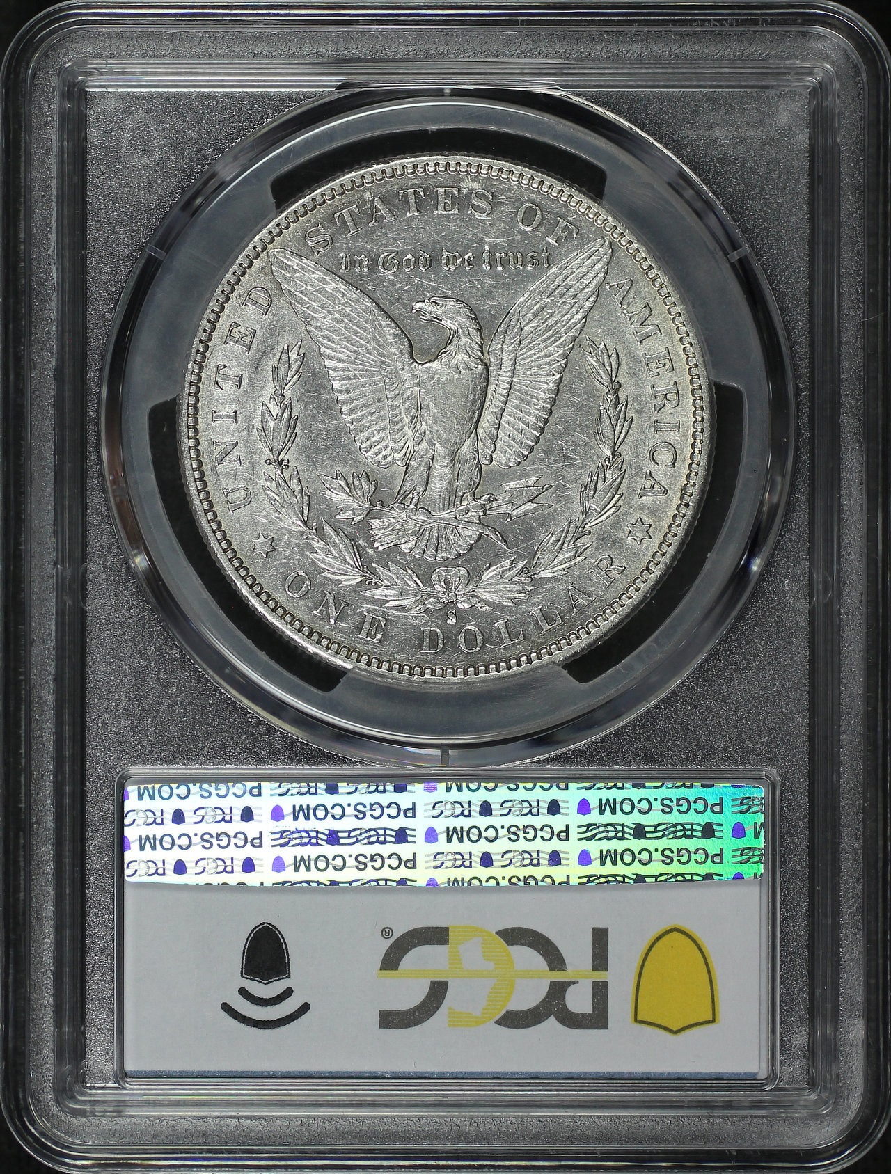Reverse of this 1896-S Morgan Dollar PCGS AU-50