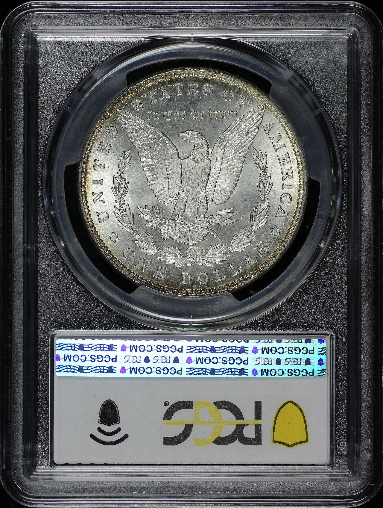 Reverse of this 1897 Morgan Dollar PCGS MS-65
