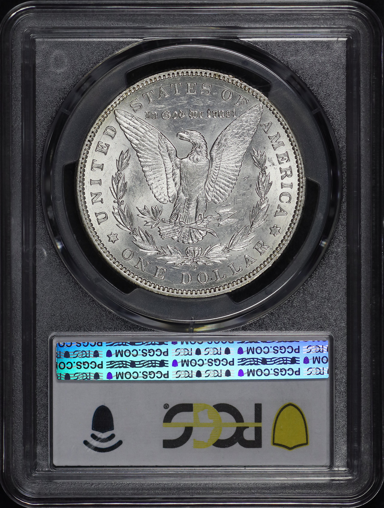Reverse of this 1897-O Morgan Dollar PCGS AU-58