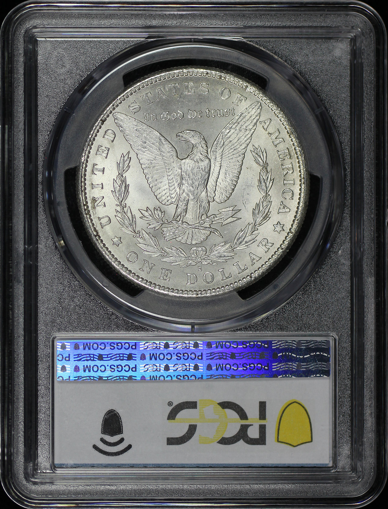 Reverse of this 1897-S Morgan Dollar PCGS MS-62