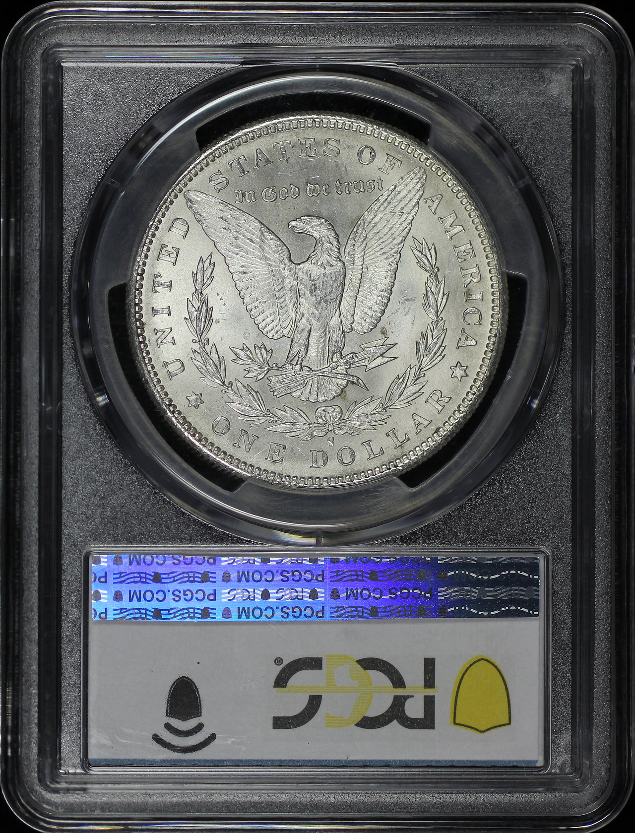Reverse of this 1897-S Morgan Dollar PCGS MS-62