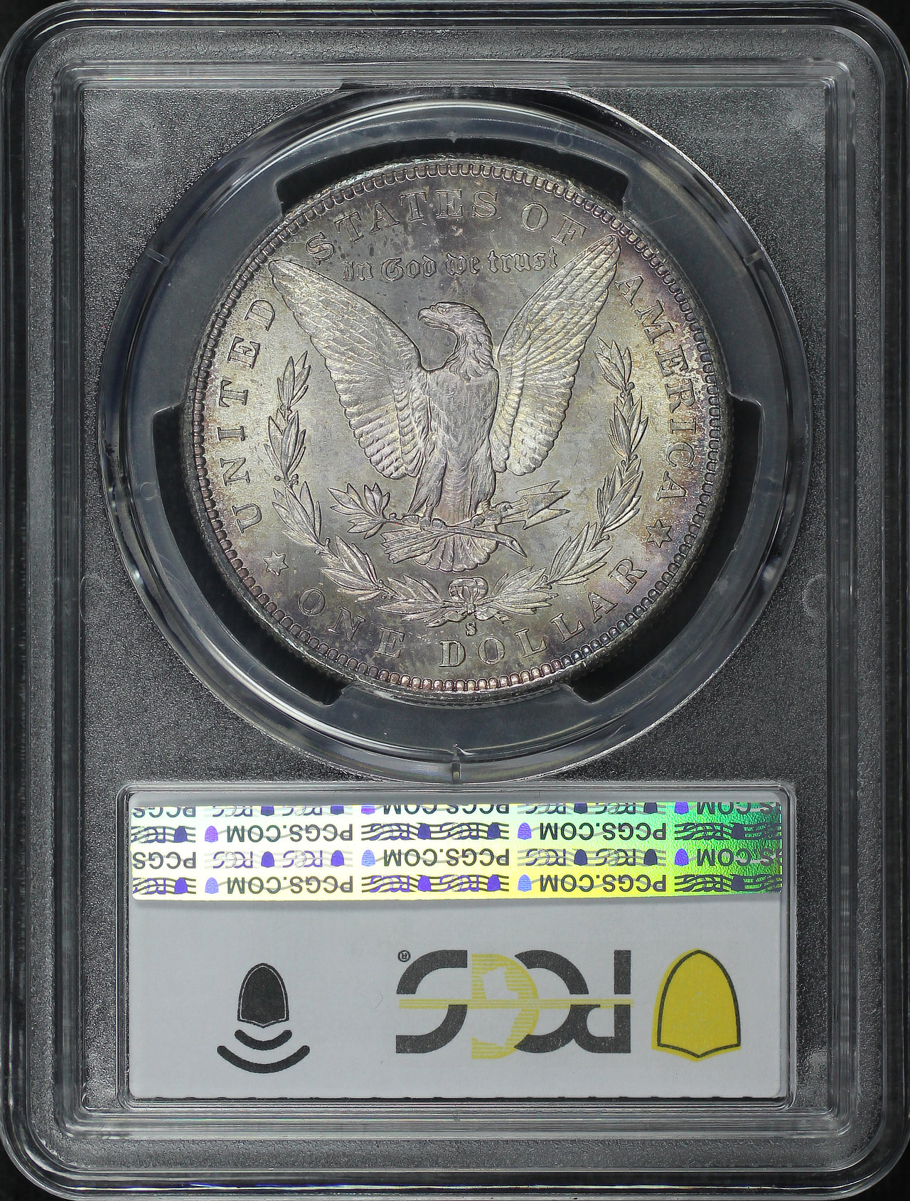 Reverse of this 1897-S Morgan Dollar PCGS MS-65