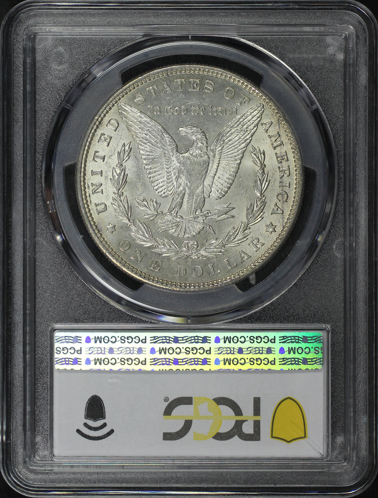 Reverse of this 1898-S Morgan Dollar PCGS MS-62