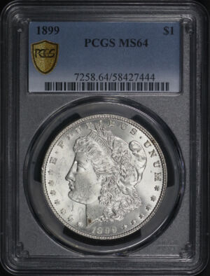 Obverse of this 1899 Morgan Dollar PCGS MS-64
