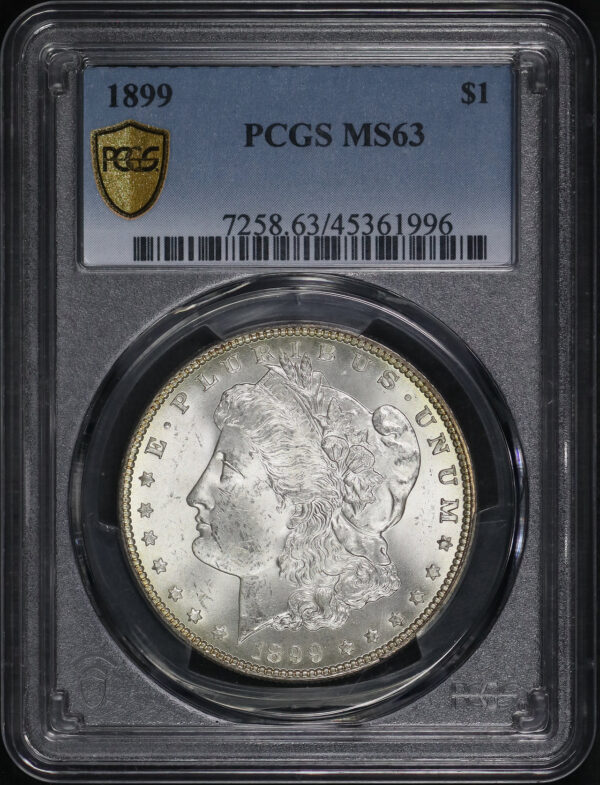 Obverse of this 1899 Morgan Dollar PCGS MS-63
