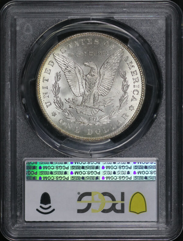 Reverse of this 1899 Morgan Dollar PCGS MS-63
