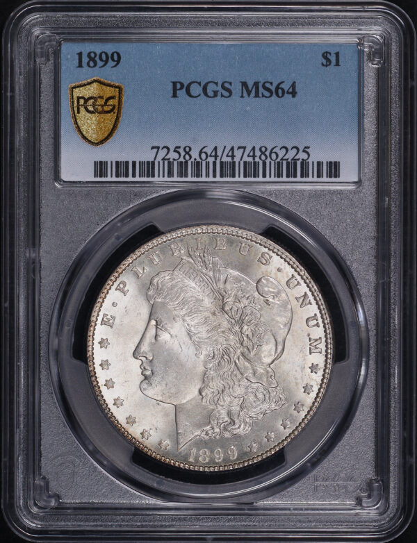 Obverse of this 1899 Morgan Dollar PCGS MS-64