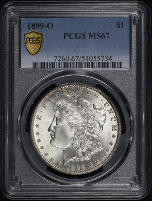 Obverse of this 1899-O Morgan Dollar PCGS MS-67