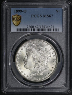 Obverse of this 1899-O Morgan Dollar PCGS MS-67