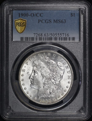 Obverse of this 1900-O/CC Morgan Dollar PCGS MS-63