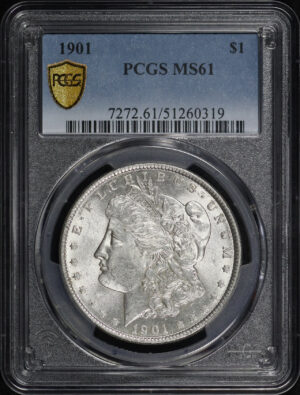 Obverse of this 1901 Morgan Dollar PCGS MS-61