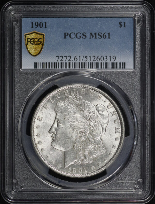 Obverse of this 1901 Morgan Dollar PCGS MS-61