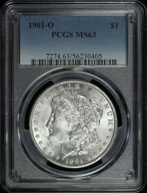 Obverse of this 1901-O Morgan Dollar PCGS MS-63