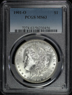 Obverse of this 1901-O Morgan Dollar PCGS MS-63