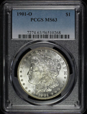 Obverse of this 1901-O Morgan Dollar PCGS MS-63