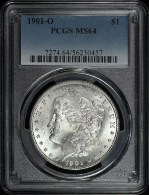Obverse of this 1901-O Morgan Dollar PCGS MS-64