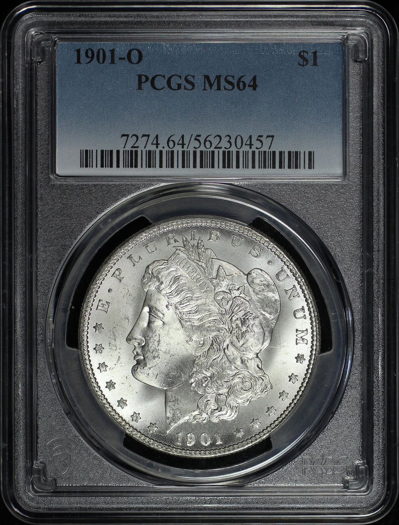 Obverse of this 1901-O Morgan Dollar PCGS MS-64
