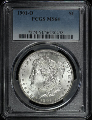 Obverse of this 1901-O Morgan Dollar PCGS MS-64