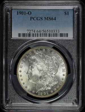 Obverse of this 1901-O Morgan Dollar PCGS MS-64