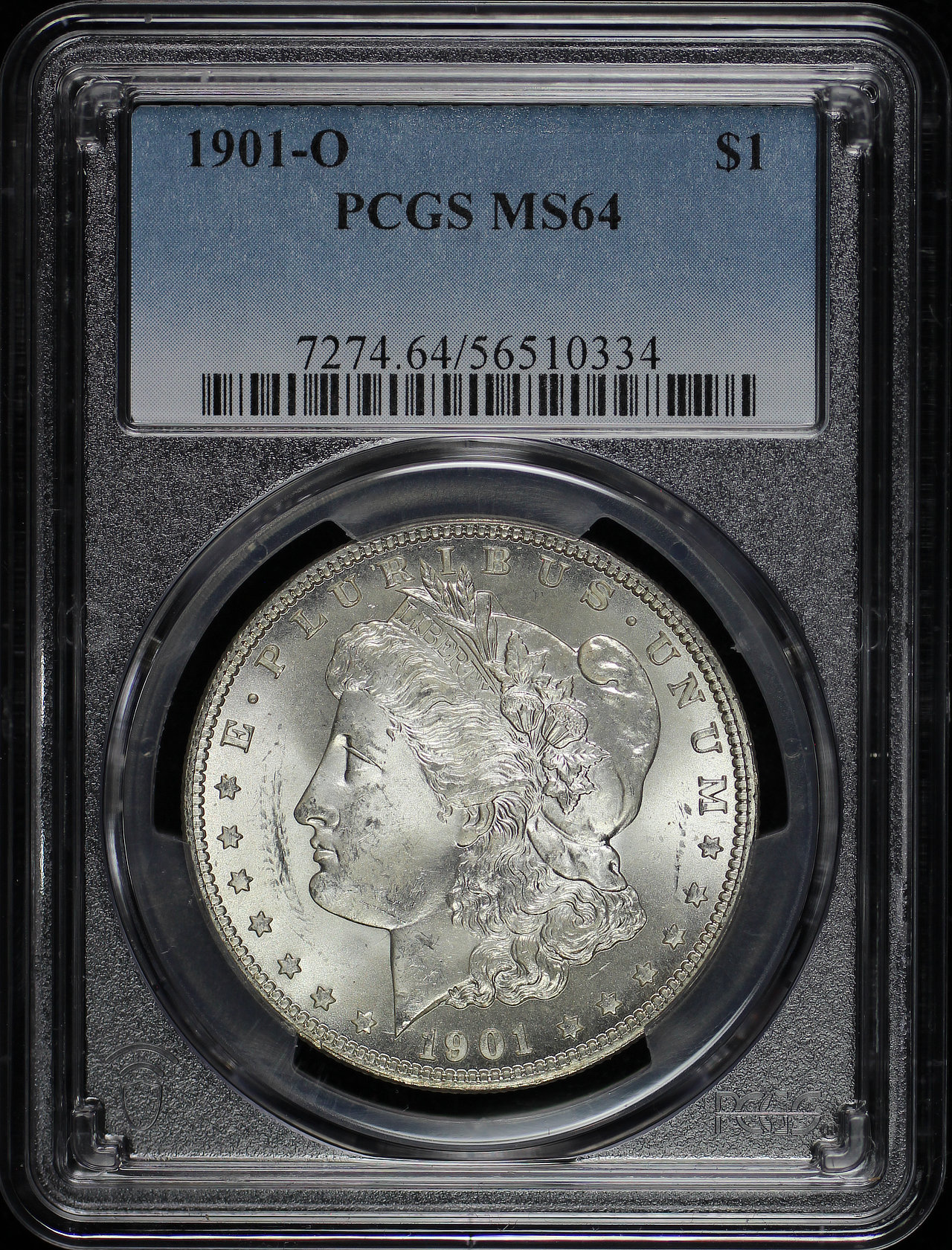 Obverse of this 1901-O Morgan Dollar PCGS MS-64