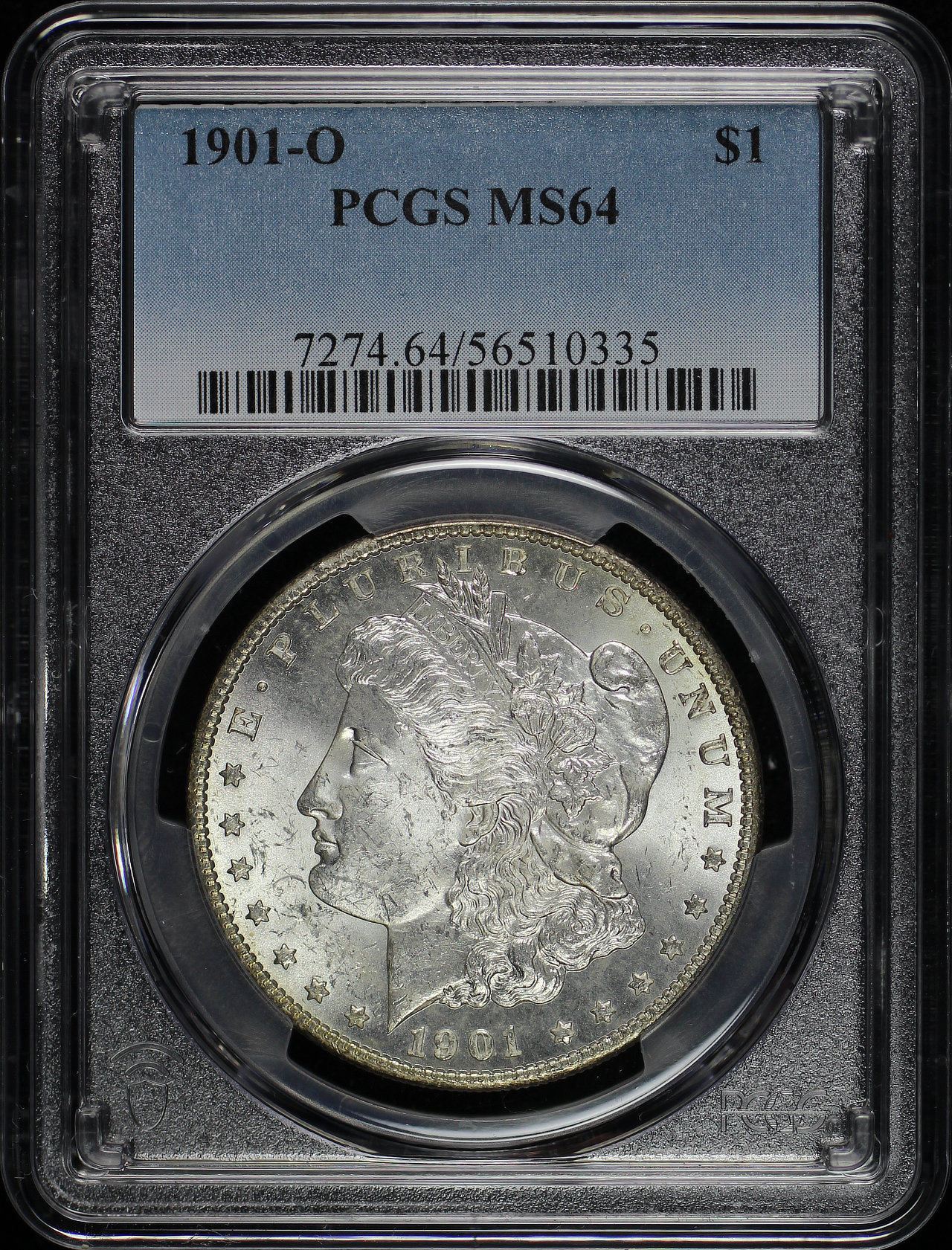 Obverse of this 1901-O Morgan Dollar PCGS MS-64