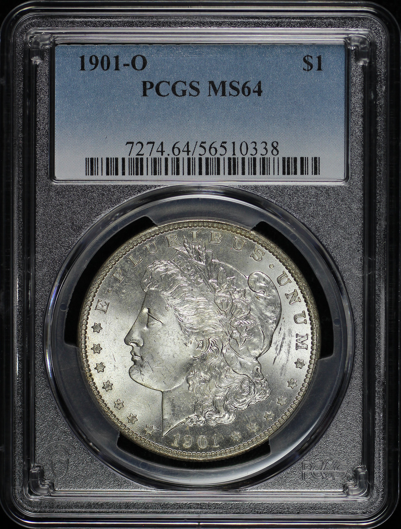Obverse of this 1901-O Morgan Dollar PCGS MS-64