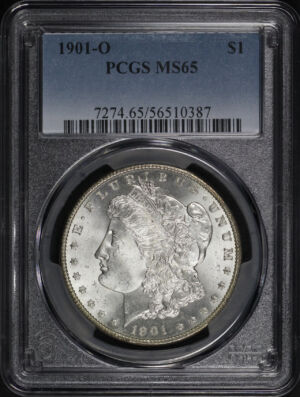 Obverse of this 1901-O Morgan Dollar PCGS MS-65
