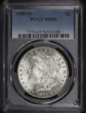 Obverse of this 1901-O Morgan Dollar PCGS MS-65