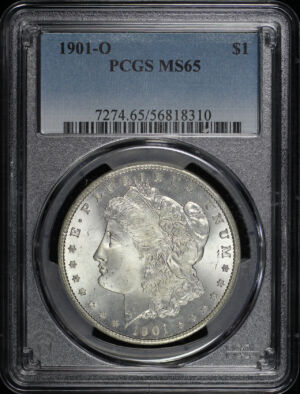 Obverse of this 1901-O Morgan Dollar PCGS MS-65