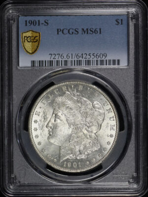 Obverse of this 1901-S Morgan Dollar PCGS MS-61