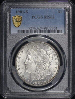 Obverse of this 1901-S Morgan Dollar PCGS MS-62