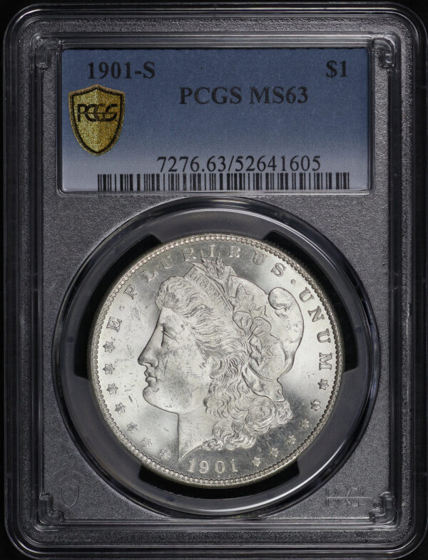 Obverse of this 1901-S Morgan Dollar PCGS MS-63