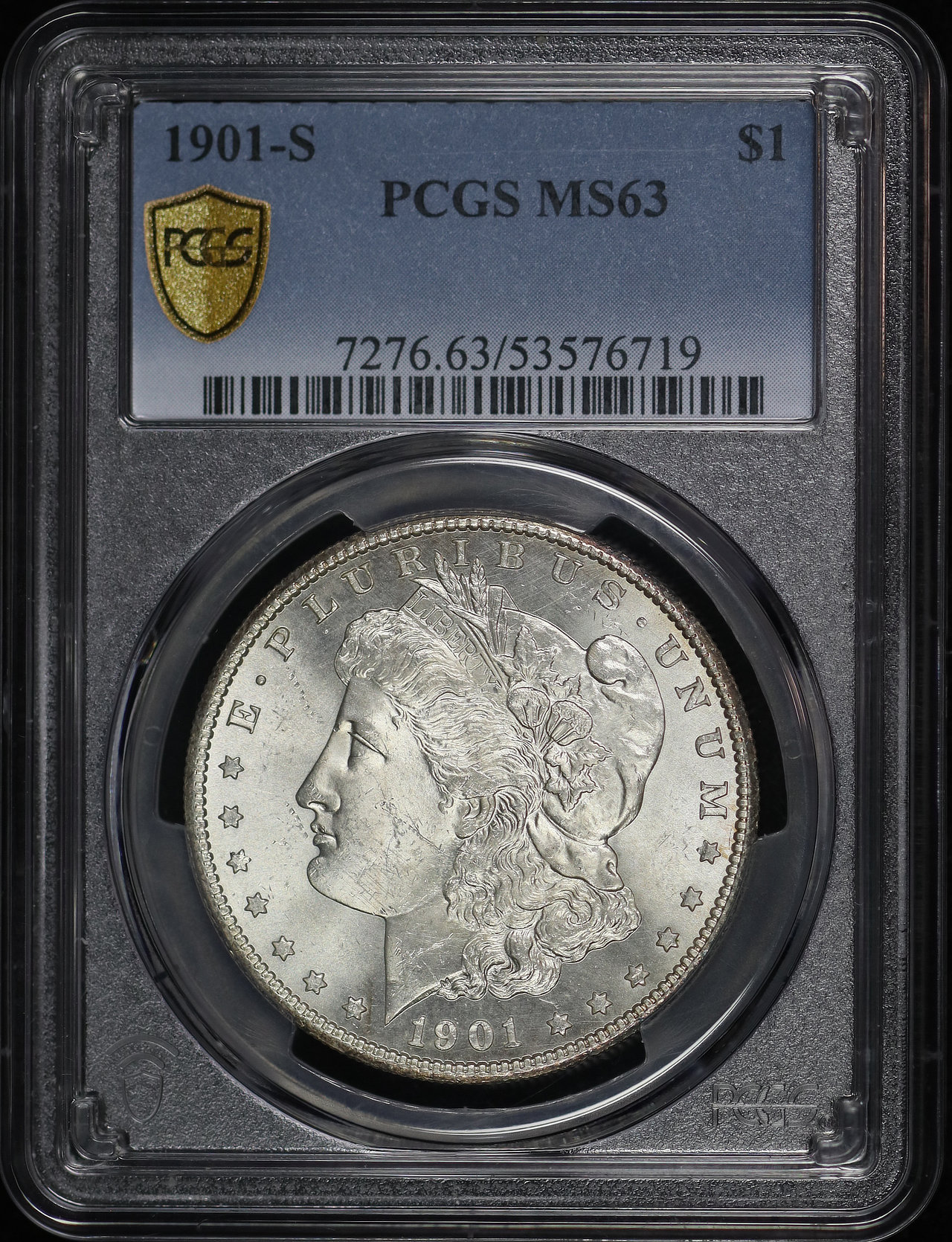 Obverse of this 1901-S Morgan Dollar PCGS MS-63